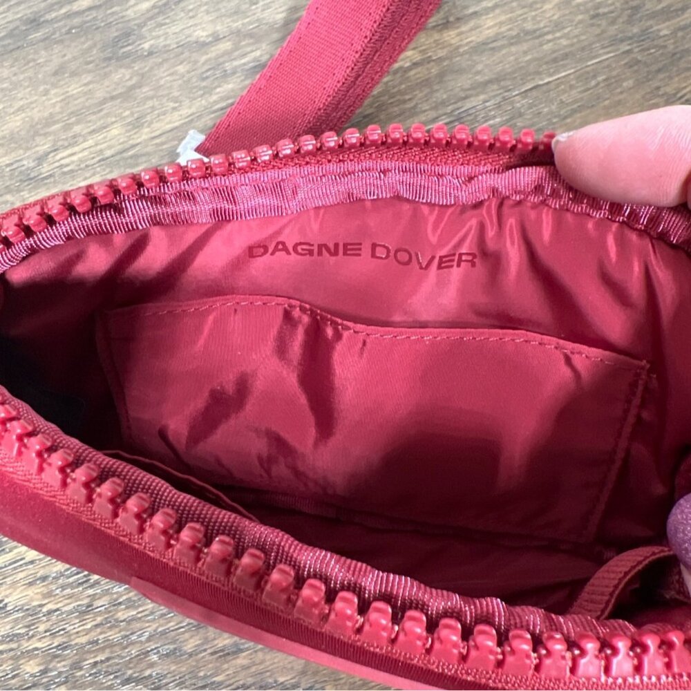 SEPHORA X DAGNE DOVER Mara Neoprene Phone Sling Crossbody Bag in Spice Red NWOT - Picture 6 of 9